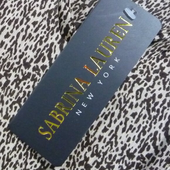 Sabrina Lauren Size 1X Tie Neck Blouse - Picture 6 of 8